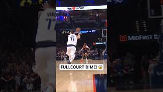 INSANE alleyoop from Luka Doncic to Jones Jr 🔥 😱  Shorts [upl. by Suirad]