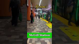 Montreal Metro STM Azur MPM10 arriving at McGILL StationAzur đến McGill Nov022024 [upl. by Noizneb]