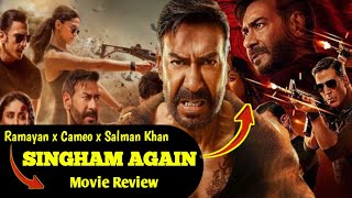 Singham Again Movie Review 🤬  Cop Universe  Ajay Devgan and Rohit Shetty [upl. by Emiolhs]