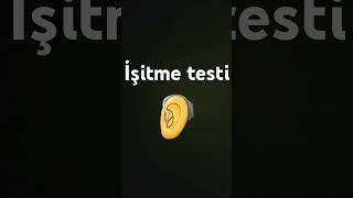 İşitme testi keşfet [upl. by Anma]