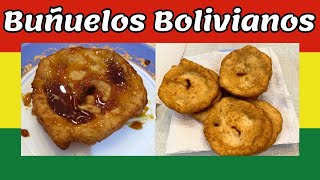 BUÃ‘UELOS estilo BOLIVIANO  Receta de la abuela [upl. by Eusoj]