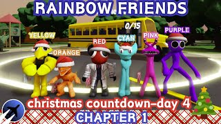 The CHRISTMAS Rainbow Friends PLAY RAINBOW FRIENDS Chapter 1 [upl. by Anerak513]