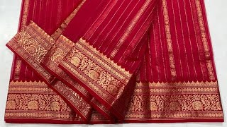 Pure Chanderi Silk Saree V16 SRIDORSHINI BOUTIQUE​ onlineshopping saree fashion sareelove [upl. by Kahn138]