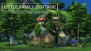 Little Family Cottage  The Sims 4  Stop Motion Build  NoCC [upl. by Dryden]