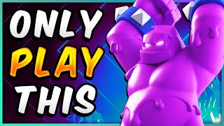 The ONLY Elixir Golem Deck Pros Play in Clash Royale 🏆 [upl. by Avevoneg]