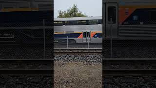 Amtrak Capitol Corridor Train 546 At Fremont Centreville Station Ft 6961’s Broken Bell and 2007 [upl. by Roz]