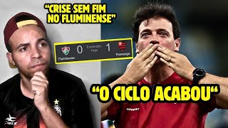 CRISE SEM FIM FLAMENGO 1 X 0FLUMINENSE LATERNA DO BRASILEIRÃO FORA DINIZ [upl. by Ailegna]