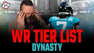 Dont Get Mad at My Brian Thomas Jr Ranking Challenge Impossible  Ranking WRs For Dynasty [upl. by Siurad]