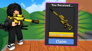 Rank 1 Gold Gingerscope in MM2 [upl. by Enelyahs921]