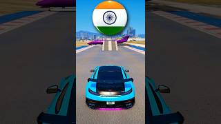 🔥😍Country Car jump Test gta5 india pakistan america china [upl. by Madai2]