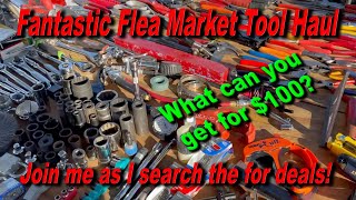 Flea Market Tool Haul  Join me as I search for deals [upl. by Doraj]