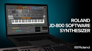 Roland JD800 Software Synthesizer Overview  Vintage Digital Icon Now on Roland Cloud [upl. by Link]