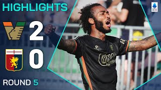 VENEZIAGENOA 20  HIGHLIGHTS  Venezia claim first win of the season  Serie A 202425 [upl. by Kamin]