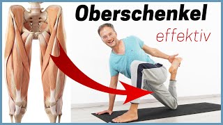 12 Min OBERSCHENKEL DEHNEN  RÜCKEN ENTLASTEN Yogabasics [upl. by Renmus640]