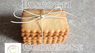 Biscotti per la colazione un impasto insolito [upl. by Eittak698]