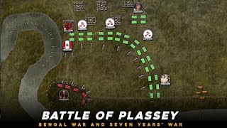 Battle of Plassey 1757  Nawab Siraj udDaulah  Robert Clive  Bengal War and Seven Years War [upl. by Litsyrk876]