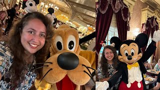 Disneyland Paris PLAZA GARDENS Dinner  Full Experience 2024 [upl. by Madora]