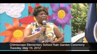 Chimborazo Elementary School Storm Water Rain Garden Ceremony [upl. by Haridan287]