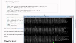 Compile and configureinstall nginx with pagespeed module [upl. by Grimaldi]