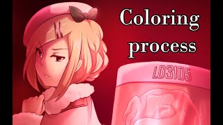 Jestress LD3105 Coloring Process [upl. by Lorrad636]