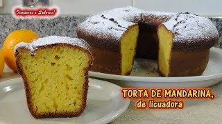 TORTA DE MANDARINA de Licuadora fácil [upl. by Ecertak]