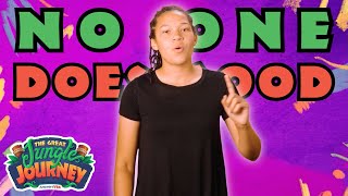 “No One Does Good” Hand Motions  The Great Jungle Journey VBS [upl. by Esau978]