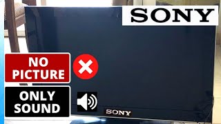 Sony Bravia LCD TV No Display Problem Solution How To Fix SONY TV Picture Problem 🔥🔥 [upl. by Margarete]