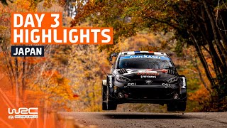 Day 3 Highlights  WRC FORUM8 Rally Japan 2024 [upl. by Icnan]