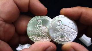 Unboxing video of Incuse Indian 1 oz Silver Bullion Rounds [upl. by Braca]