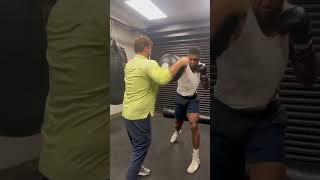 The Sound Of Those Punches 🔊😳 Anthony Joshua x Ben Davison [upl. by Otsuj]