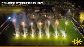 KNVB Beker  FC Lisse vs FC Utrecht  Lightshow  Sports Lighting Group [upl. by Rorie]