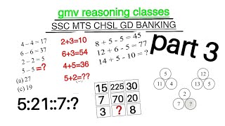 gmv reasoning classes long video trending viral video reasoning ssc [upl. by Anselme]