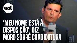 Moro sobre candidatura à presidência Quem decide é o partido [upl. by Joung]