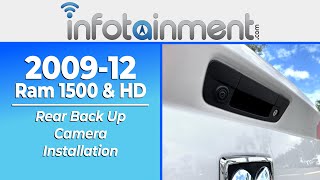 20092012 Dodge Ram 1500 2500 3500  Rear Back Up Camera Install  Easy Plug amp Play [upl. by Kilah]