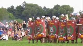 Dymarki Świętokrzyskie 2012  Roman legions in battle [upl. by Tann]