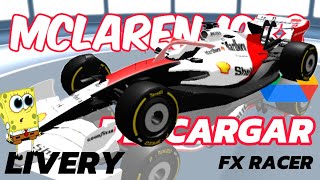 quotMCLAREN 1988 LIVERYquot FX RACER DESCARGAR AYRTON SENNA MCLAREN LIVERY PIÑA [upl. by Breskin]