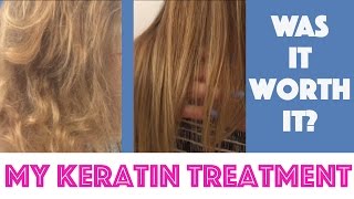 Keratin Hair Treatment Review  Before amp After  Coppola Express [upl. by Idaf]