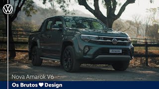 Nova Amarok V6  Design  VW Brasil [upl. by Erma]