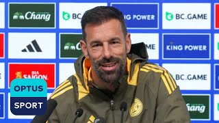 It hurt I had to leave 😔 Ruud van Nistelrooy excited to start at Leicester amp Man United departure [upl. by Enitnemelc30]