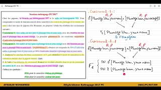 16Dihybridisme Session rattrapage 2017 PC Gène lié au sexeGène autosome Mâle XXFemelle XY [upl. by Amlet]