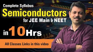 Cover Semiconductors FULL in 10 Hrs for JEE Main 2023 shorts [upl. by Yahiya479]