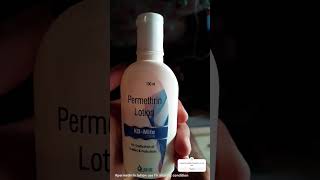 permethrin lotion use for allergy condition pleasesubscribemychannel medicalstudent [upl. by Eenat330]