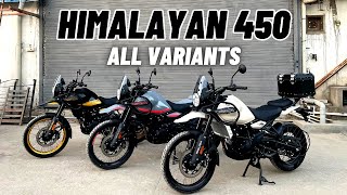 Royal Enfield Himalayan 450 All Variants  Price Update  Motorxone [upl. by Yursa]