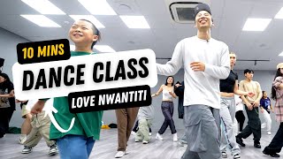 Love Nwantiti  Ckay  Dance tutorial choreography by Hu Jeffery [upl. by Romanas]