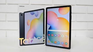 Samsung Galaxy Tab S6 Lite Unboxing amp Overview MidRange Android Tablet [upl. by Yeldoow270]