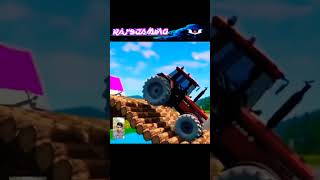 Indian tractor Driving 3d simulation shorts youtubeshorts vtrending game [upl. by Onairda]