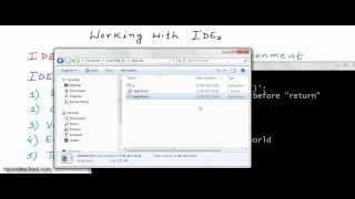 Working with Integrated Development Environments IDEs C Programming Tutorial 04 [upl. by Harrow790]