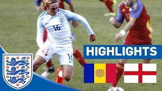 Great Glancing Header From Tom Davies with Stunning Assist  Andorra 0  1 England U21  Highlights [upl. by Robins35]