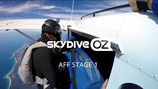 Learn to Skydive AFF STAGE 1 Training at Skydive Oz Australia [upl. by Woolcott]