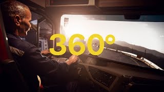 Volvo Trucks  A POV experience in 360° inside a Volvo FH through the Atlas Mountains [upl. by Ahsilac]